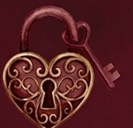 heart lock and key
